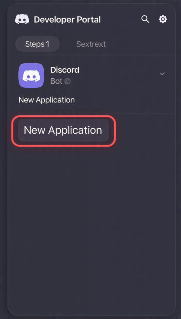 discord chatgpt bot free step 1 discord developer portal create application