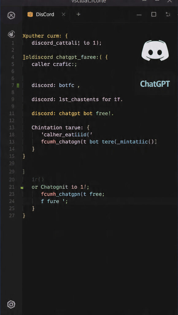 discord chatgpt bot free step 3 replit python code main py editor
