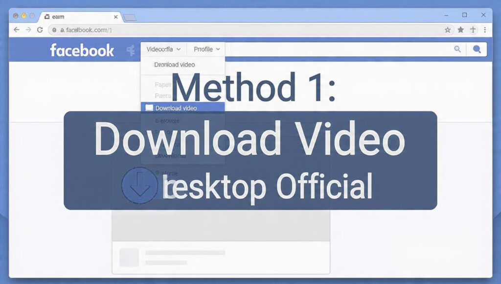 save facebook videos offline 2026 tutorial