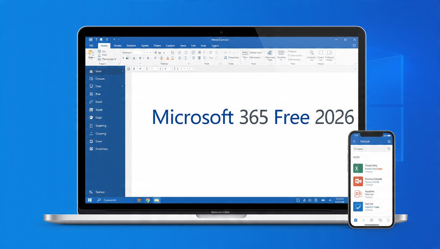 microsoft 365 free 2026 web and mobile method screenshot